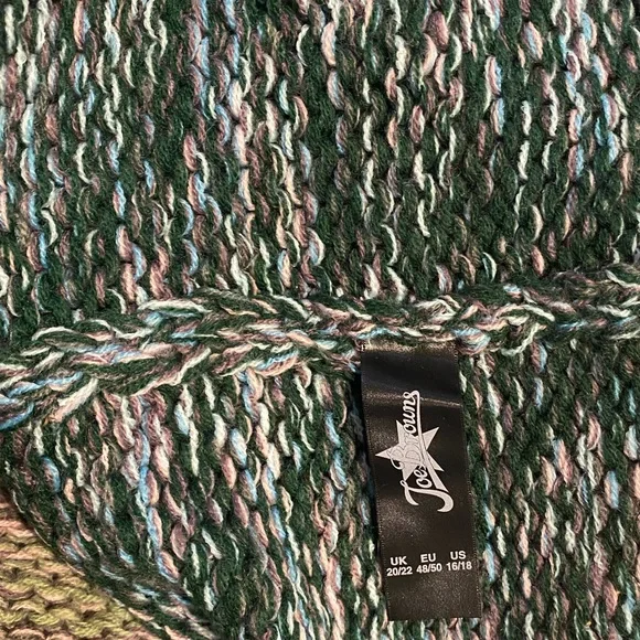 Joe Browns Rainbow Chunky Marl Cardigan 1X 2X 3X NEW - Picture 5 of 6